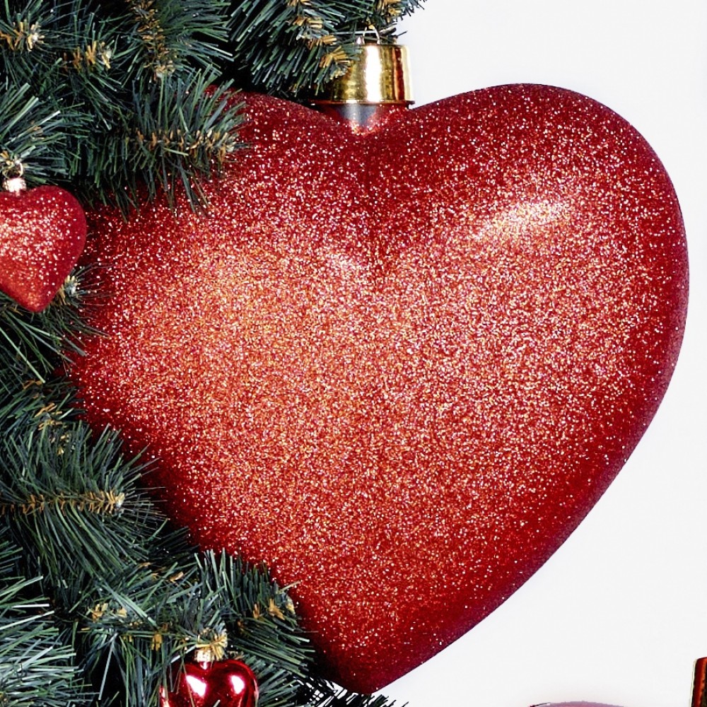 Hjerteglitterrd30cm-02