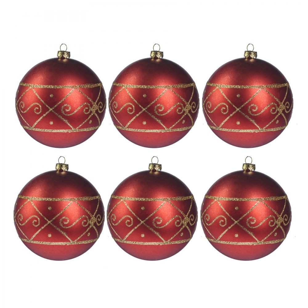 8cmjulekuglermatrdmedguldglitterdeko6stkiboks-01
