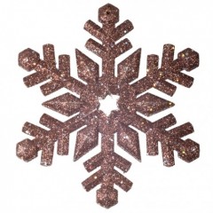 12 cm snefnug, glitter, choko