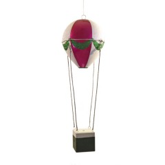 48 cm luftballon, pink, grøn og hvid