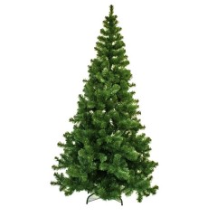 180 cm kunstgran juletræ, Ø110 cm
