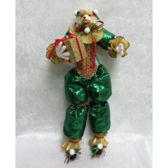 Glad puddel dukke, med gave, 48 cm