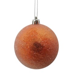 8 cm kugle, frost, orange